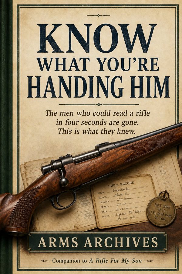 Know What You're Handing Him, book cover